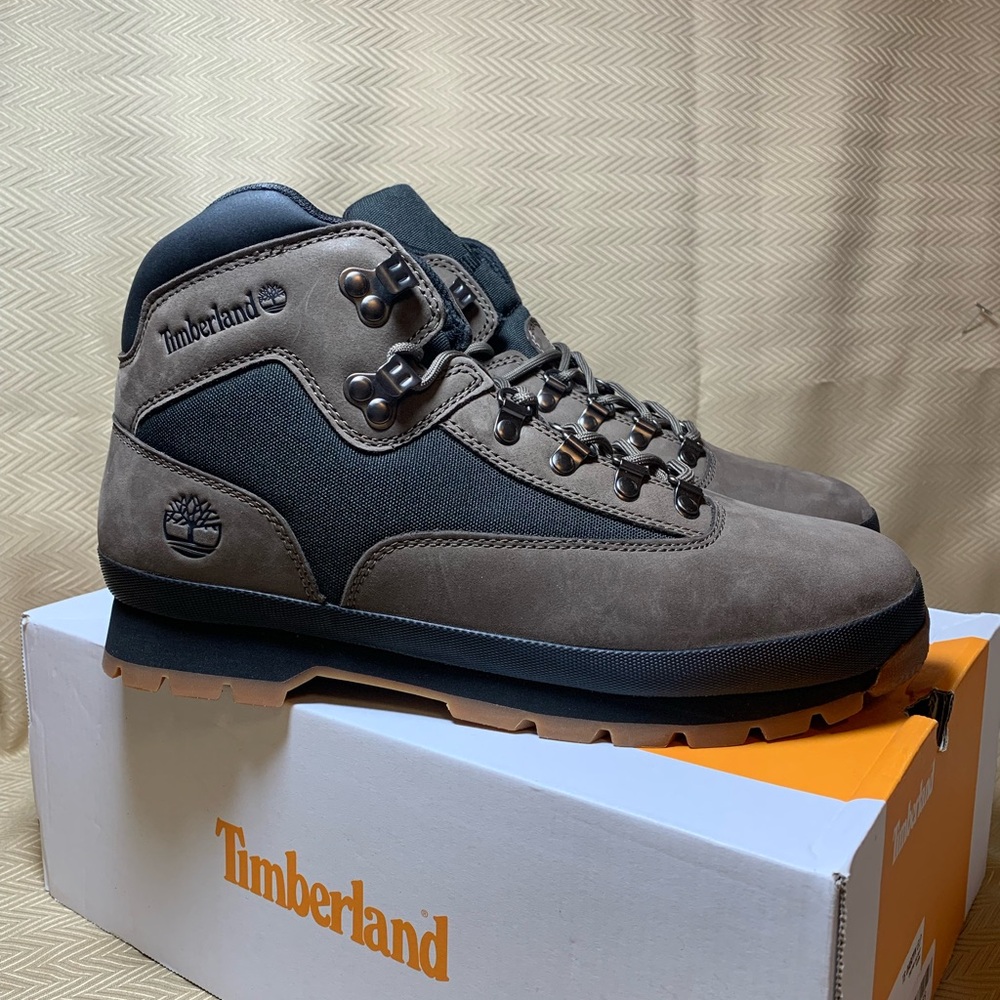 Timberland Men's Brown Euro Hiker Mid Lace Boot